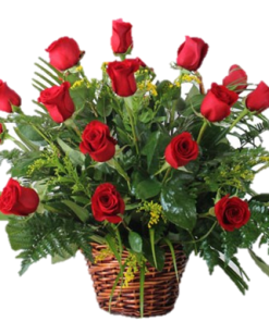 RAMO DE ROSAS CON BASE cod 120